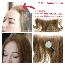 Lade das Bild in den Galerie-Viewer, Vorderkopf - Folien Haarteil   -  Frontal- Hair füllt Stirn, Geheimratsecken und Vorderkopfhaar auf.
