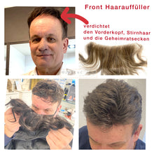 Lade das Bild in den Galerie-Viewer, Vorderkopf - Folien Haarteil   -  Frontal- Hair füllt Stirn, Geheimratsecken und Vorderkopfhaar auf.
